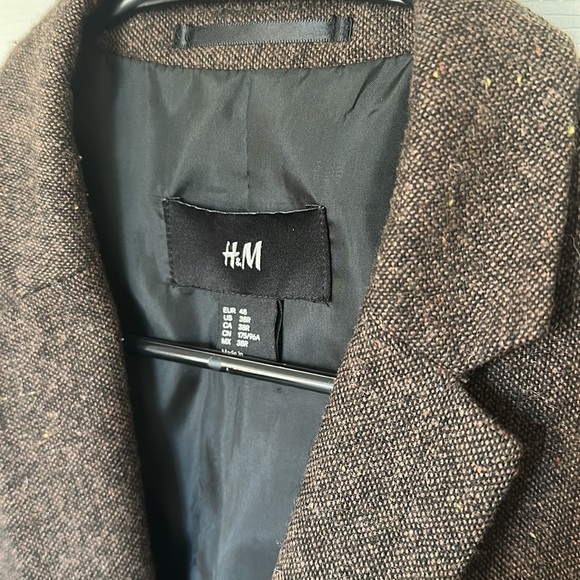 H&M Men’s Brown Blazer (38R) - Picture 3 of 5